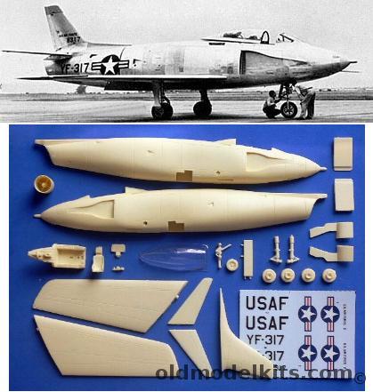 Anigrand 1/72 North American YF-93A plastic model kit